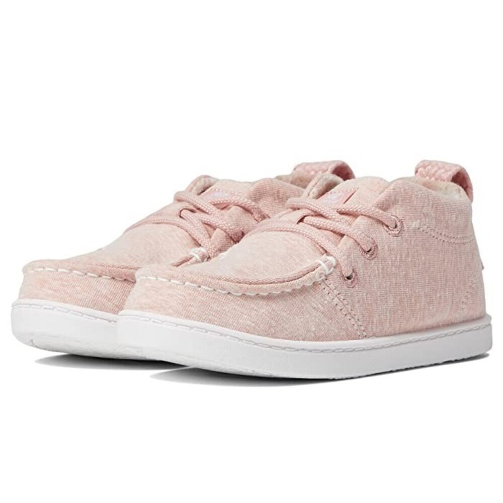 Roxy RG Minnow Wally Sneakers Kids 5 Pink Moc Toe Comfort Casual Shoes JOBB2198
